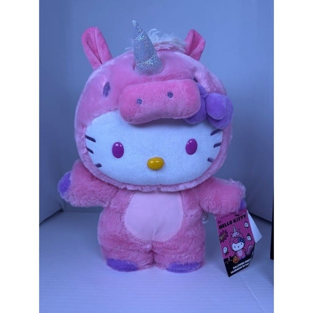 NWT‎ -Hello Kitty Pink Unicorn Halloween Greeter 2025